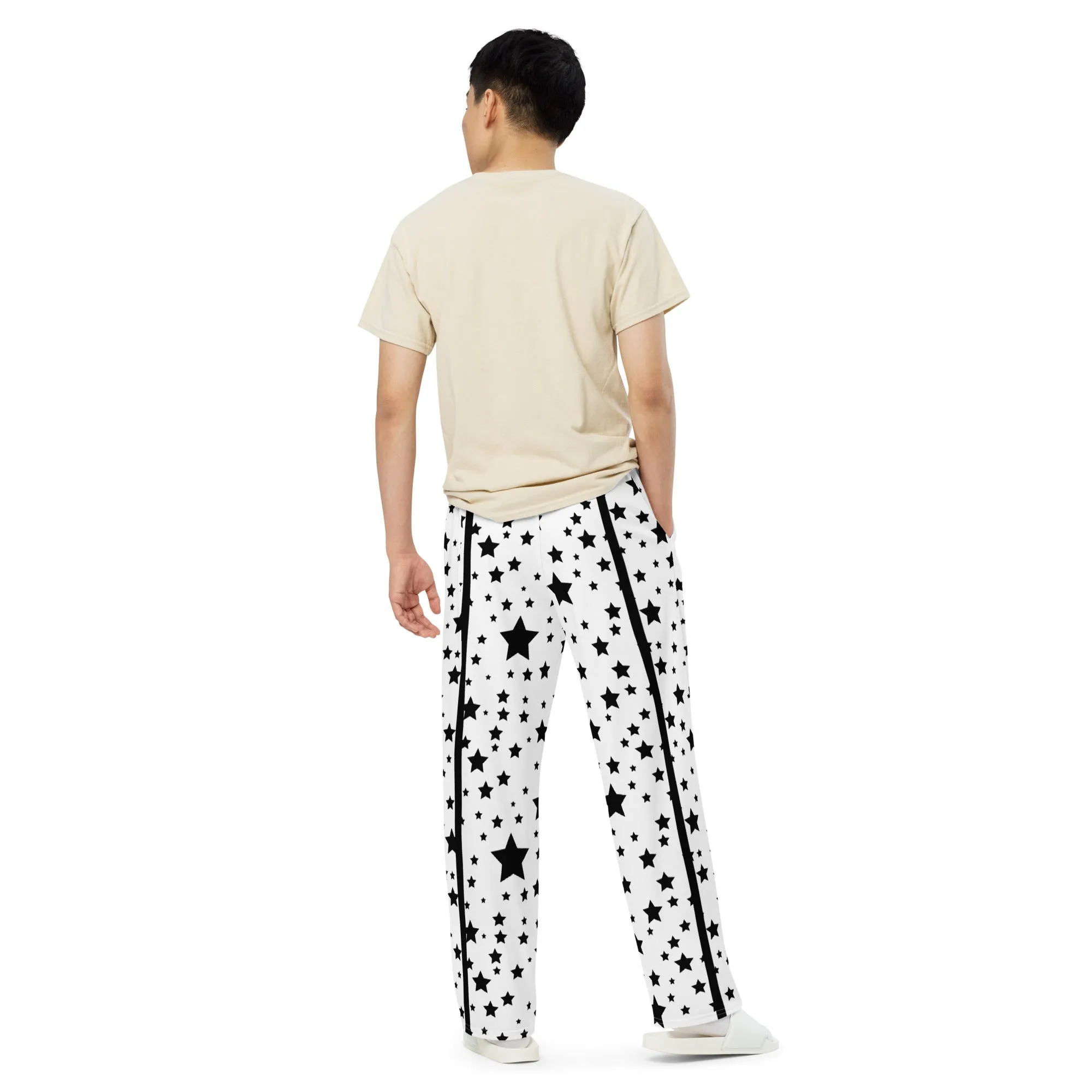 Unisex wide-leg pants