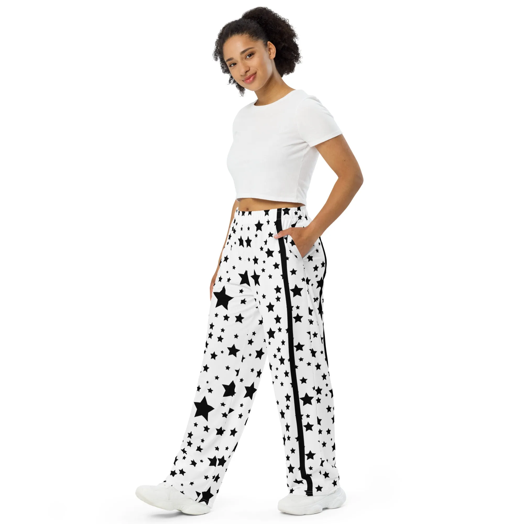Unisex wide-leg pants