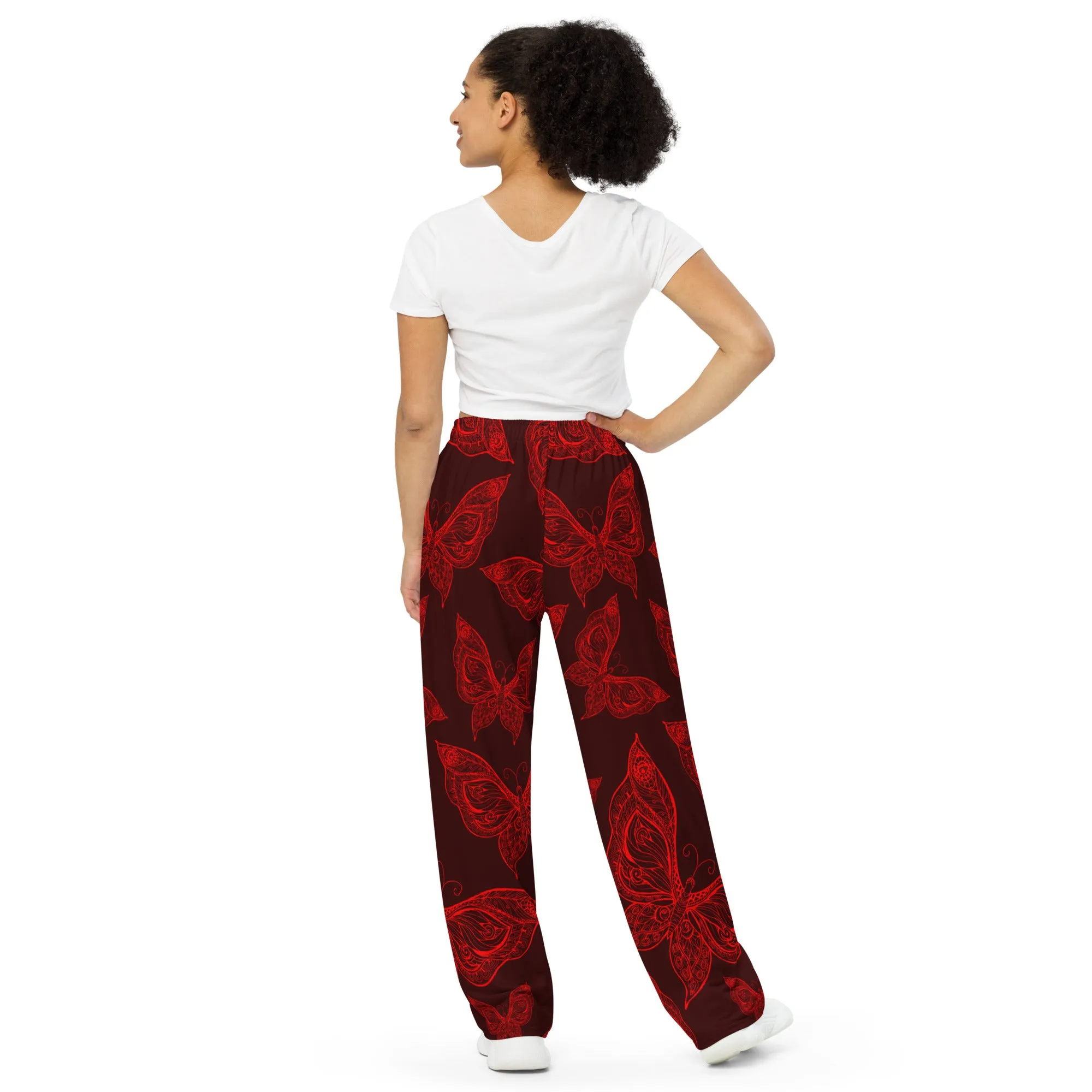 Unisex wide-leg pants