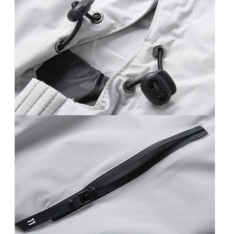 Waterproof Windbreaker Scratch Resistant, Zippered Front & Pockets