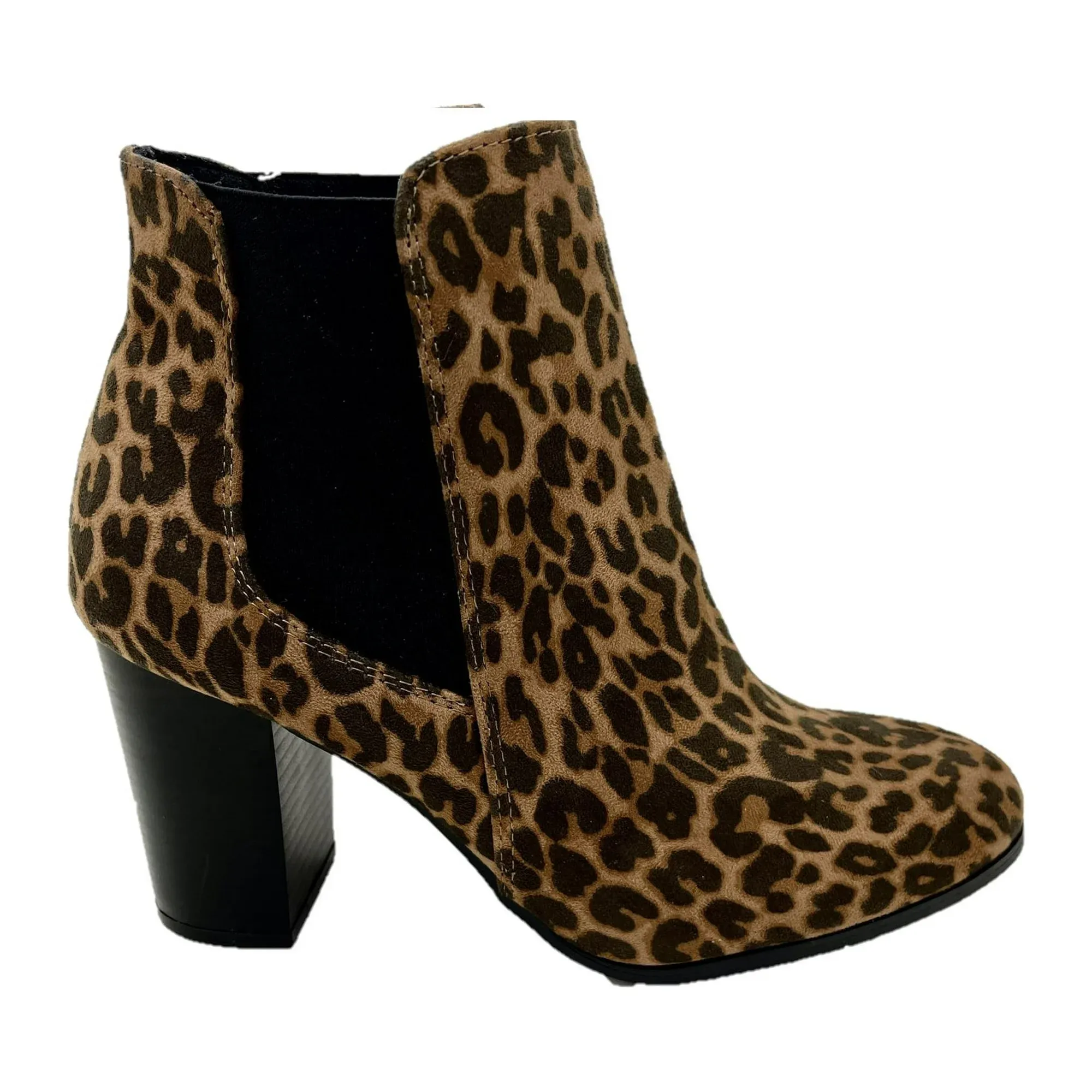 Women Fashion Leopard Print Ankle Rainboots