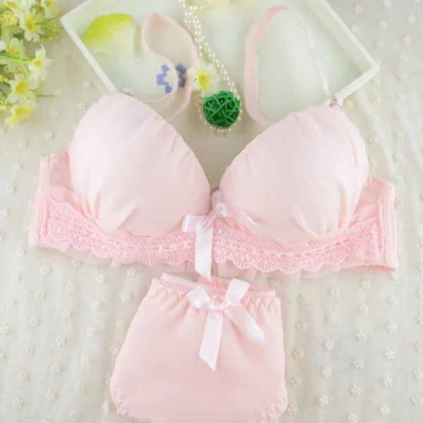 Women Underwear Bra Set